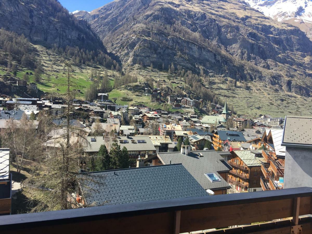 Ferienwohnung Haus Colmar Zermatt Exterior foto