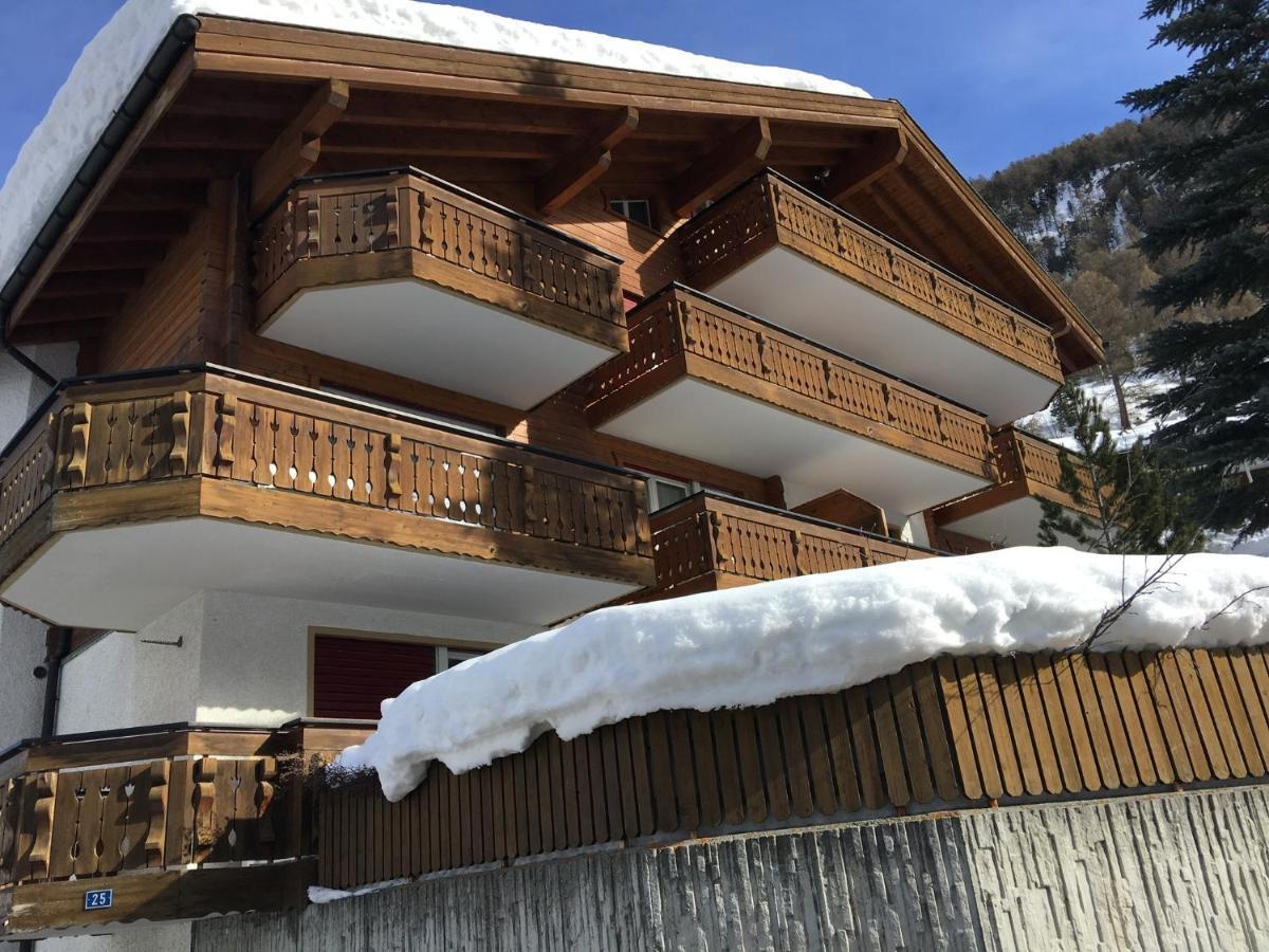 Ferienwohnung Haus Colmar Zermatt Exterior foto